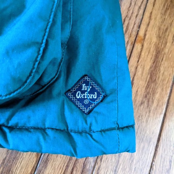 ๐ฅ Amazing VTG Retro Ivy Oxford Green Winter Jacket Coat with Plaid Lining๐ฅ - Picture 10 of 16